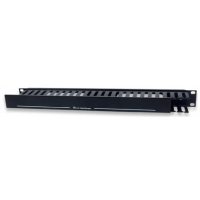 Organizer kabli Intellinet do szaf Rack 19 1U czarny