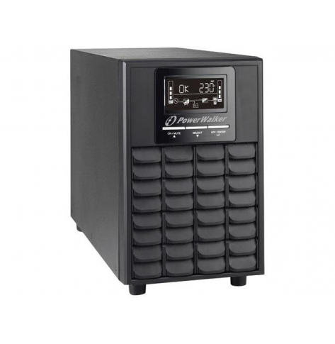 UPS Power Walker On-Line 1/1 Fazy 1000VA, PF1, 4x IEC C13, USB/RS-232, EPO, LCD