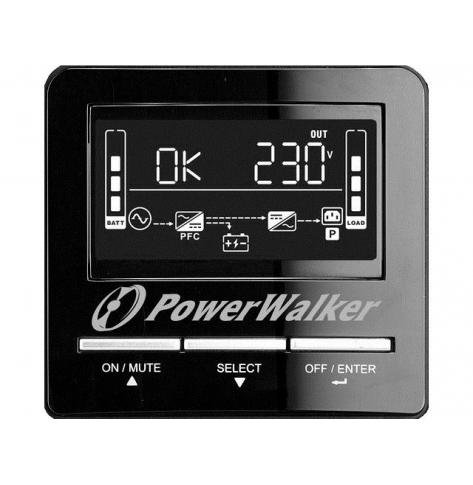 UPS Power Walker Line-Interactive 1100VA, 6x IEC, RJ11/RJ45 in/out, SNMP slot