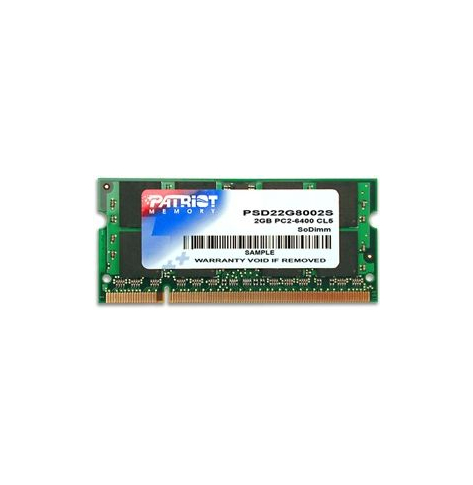 Pamięć Patriot 2GB 800MHz DDR2 CL6 SODIMM