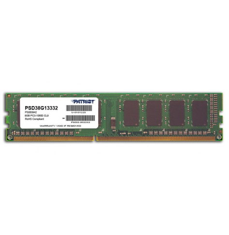 Pamięć Patriot 8GB 1333MHz DDR3 Non ECC CL9 1.5V