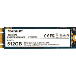 Dysk SSD   Patriot  Scorch M.2 PCIe 512GB Read/Write 1700/950Mb/s