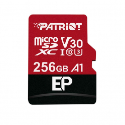 Karta pamięci Patriot EP Series 256GB MICRO SDXC V30, up to 100MB/s