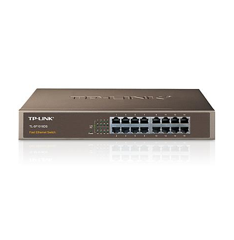 Switch sieciowy niezarządzalny TP-Link TL-SF1016DS 16-portów 10/100BaseTX (RJ45)