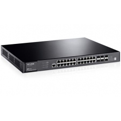 Switch sieciowy niezarządzalny TP-Link T3700G-28TQ24-porty 1000BaseT (RJ45) 4 porty COMBO GEth (RJ45)/MiniGBIC (SFP) 4 porty 10GB SFP+