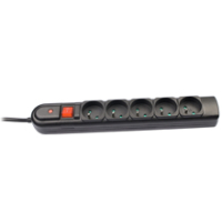 Listwa zasilająca  Tracer PowerGuard + 3m Black 5 gniazd