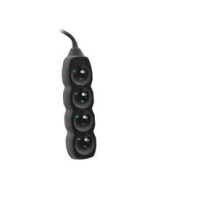 Listwa zasilająca  Przedłużacz TRACER PowerCord 3m 3 outlets; black
