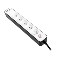 Listwa zasilająca  TRACER Zebra mobile ready 1.5 m 5 gniazd + 2x USB 2 1A