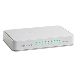 Switch niezarządzalny Netgear GS208-100PES 8-Portów Gigabit