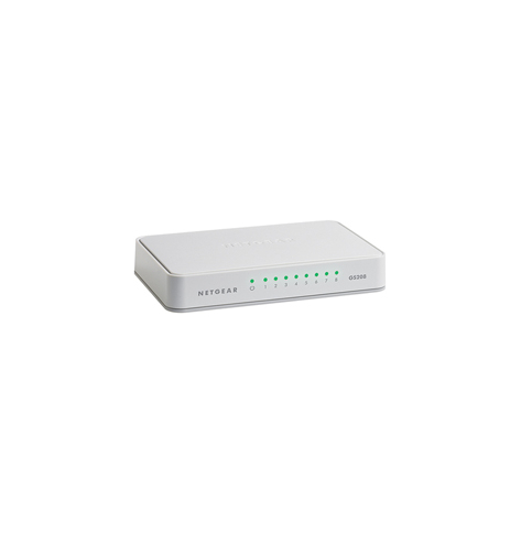 Switch niezarządzalny Netgear GS208-100PES 8-Portów Gigabit