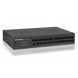 Switch Netgear GS324-100EUS 24-Port Gigabit Desktop/Rackmount Metal (GS324)