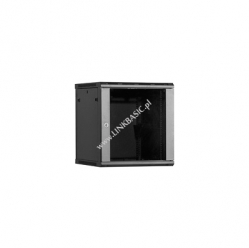 Szafa serwerowa Linkbasic 19'' 12U 600x600mm czarna  drzwi przednie szklane 