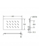 Linkbasic półka stała 550mm do szaf rack 19'' o głębokości 800mm