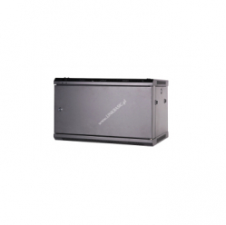 Szafa serwerowa Linkbasic 19'' 6U 600x450mm czarna  drzwi przednie stalowe 