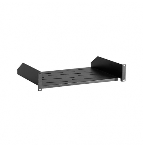 Linkbasic półka doczołowa 350mm 2U do szaf rack 19'' o głębokości 600mm