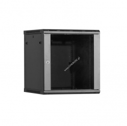 Szafa serwerowa Linkbasic 19'' 15U 600x450mm czarna  drzwi przednie szklane 