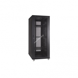 Szafa serwerowa Linkbasic 19'' 22U 600x800mm czarna  drzwi perforowane 