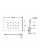 Półka stała Linkbasic 700mm do szaf rack 19 szara
