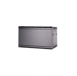 Szafa serwerowa Linkbasic 19'' 9U 600x450mm czarna  drzwi przednie stalowe 