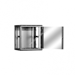 Szafa serwerowa Linkbasic 19'' 12U 600x450mm szara  drzwi przednie szklane 