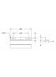 Szyna montażowa Linkbasic CFA60-2.0-A 350mm do szaf rack 19 1U czarna 100kg