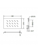 Półka stała Linkbasic 275mm do szaf rack 19 szara