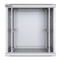 Szafa serwerowa Linkbasic 19'' 15U 600x600mm szara  drzwi przednie szklane 
