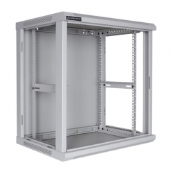 Szafa serwerowa Linkbasic 19'' 15U 600x600mm szara  drzwi przednie szklane 