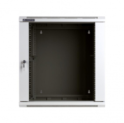Szafa serwerowa Linkbasic dwusekcyjna 19'' 12U600x550mm szara  drzwi szklane 