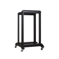 Stojak Linkbasic open rack 19 18U czarny