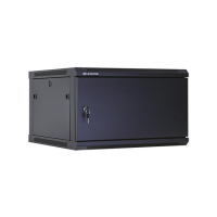 Szafa serwerowa Linkbasic 19'' 6U 600x600mm czarna  drzwi przednie stalowe 