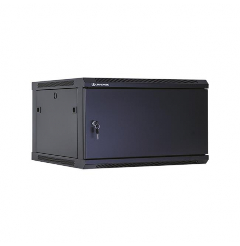 Szafa serwerowa Linkbasic 19'' 6U 600x600mm czarna  drzwi przednie stalowe 