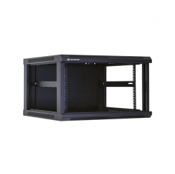 Szafa serwerowa Linkbasic 19'' 6U 600x600mm czarna  drzwi przednie stalowe 