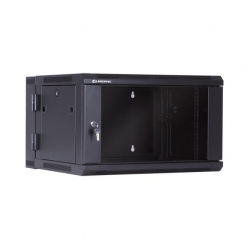 Szafa serwerowa Linkbasic dwusekcyjna 19'' 6U 600x550mm czarn  stalowe drzwi 
