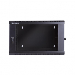 Szafa serwerowa Linkbasic dwusekcyjna 19'' 6U 600x550mm czarn  stalowe drzwi 