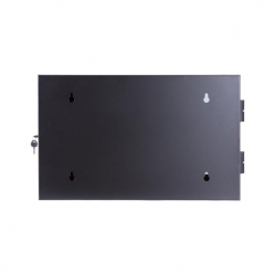 Szafa serwerowa Linkbasic dwusekcyjna 19'' 6U 600x550mm czarn  stalowe drzwi 