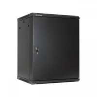 Szafa serwerowa Linkbasic 19'' 18U 600x600mm czarna  drzwi przednie szklane 