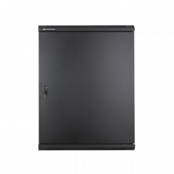 Szafa serwerowa Linkbasic 19'' 18U 600x600mm czarna  drzwi przednie szklane 
