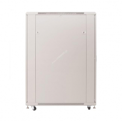 Szafa serwerowa Linkbasic 19'' 42U 600x1000mm szara drzwi przednie szklane 