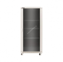 Szafa serwerowa Linkbasic 19'' 42U 600x800mm szara  drzwi przednie szklane 