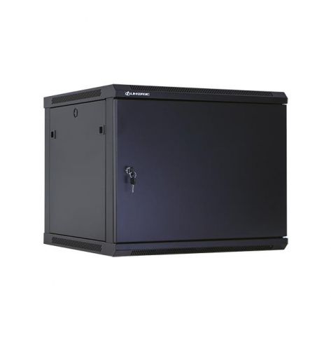 Szafa serwerowa Linkbasic 19'' 9U 600x600mm czarna  drzwi przednie stalowe 