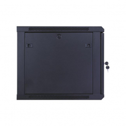 Szafa serwerowa Linkbasic 19'' 9U 600x600mm czarna  drzwi przednie stalowe 