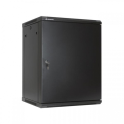 Szafa serwerowa Linkbasic 19'' 18U 600x600mm czarna  drzwi przednie stalowe 