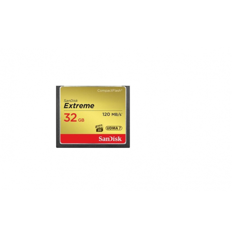 Karta pamięci SanDisk Compact Flash Extreme 32GB UDMA7 (transfer 120MB/s)
