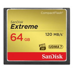 Karta pamięci SanDisk Compact Flash Extreme 64GB UDMA7 (transfer 120MB/s)