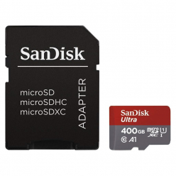 Karta pamięci SanDisk microSDXC 400 GB 100MB/s A1 Cl.10 UHS-I + ADAPTER