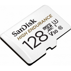 Karta pamięci SANDISK HIGH ENDURANCE (recorders and monitoring)microSDHC 128GBV30 with adapter