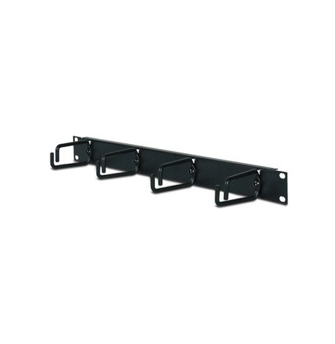 Organizer do kabli APC panel 19 z wieszakami 1U - czarny