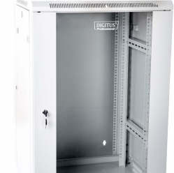 Szafa serwerowa DIGITUS19'' 18U 901 600 600 drzwi szkło szara zmontowana