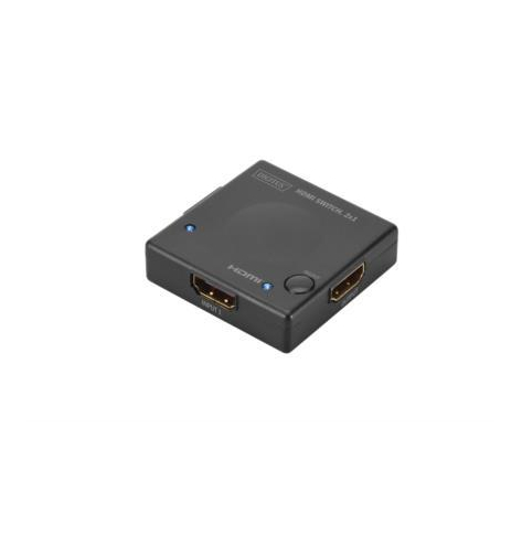 Mini Przełącznik/Switch HDMI 2-portowy, 1920x1080p FHD 3D, HDCP1.3